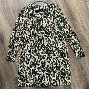 Boat-Neck Satin Dress